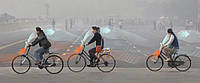 У Китаї витворили велосипеди-клінери...