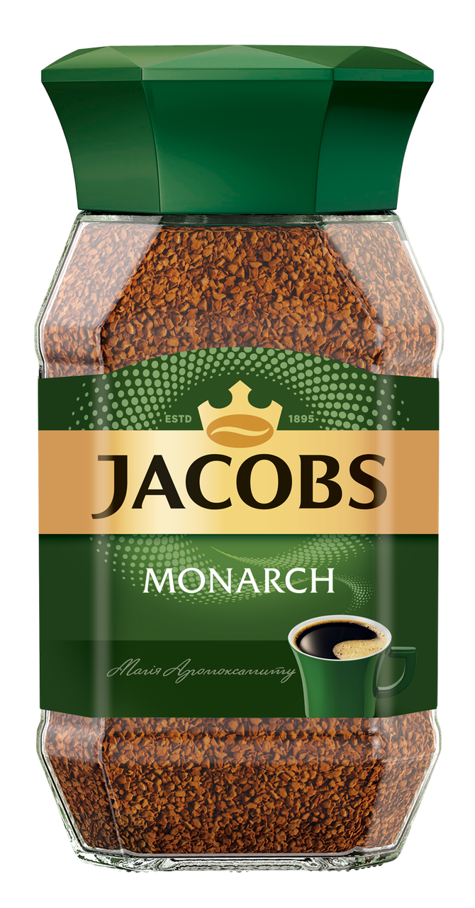 Кава розчинна Jacobs Monarch, 190г , скло