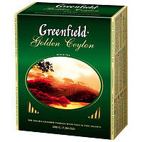 Чай чорний GOLDEN CEYLON 2г х 100шт. "Greenfield" , пакет