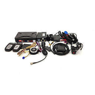 GSM/GPS Автосигналізація Cardot 688AN з кнопкою старт стоп і системою безключового доступу, фото 3