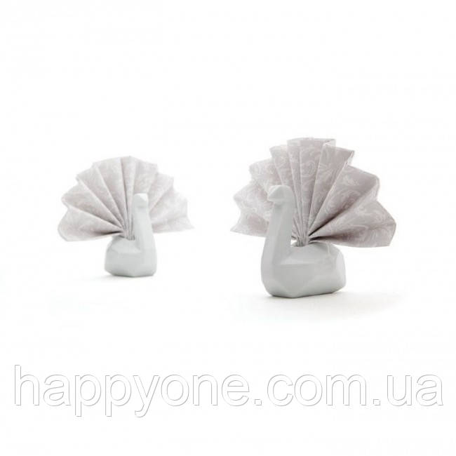 Підставки для серветок Swans Peleg Design (білі), фото 1