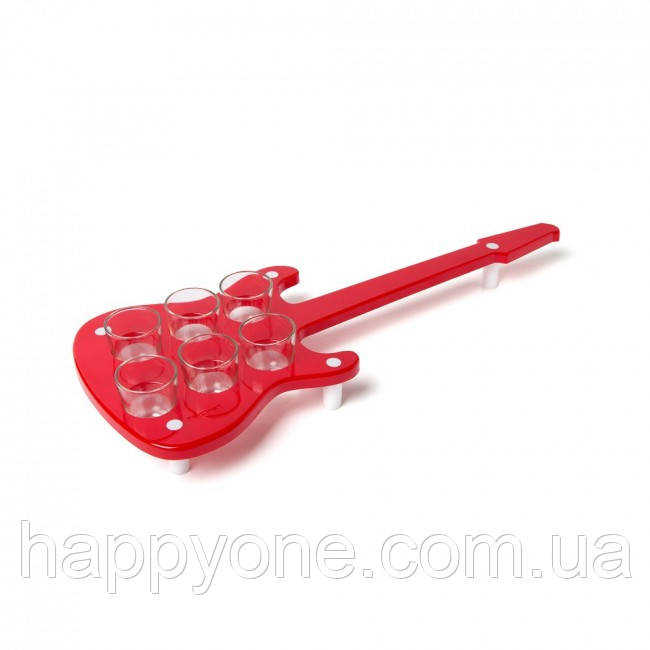 Набір для шотів: таця з рюмками Guitray Rocket Design, фото 1