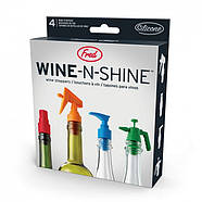 Набір стоперів для пляшок Wine N Shine Fred and Friends, фото 8