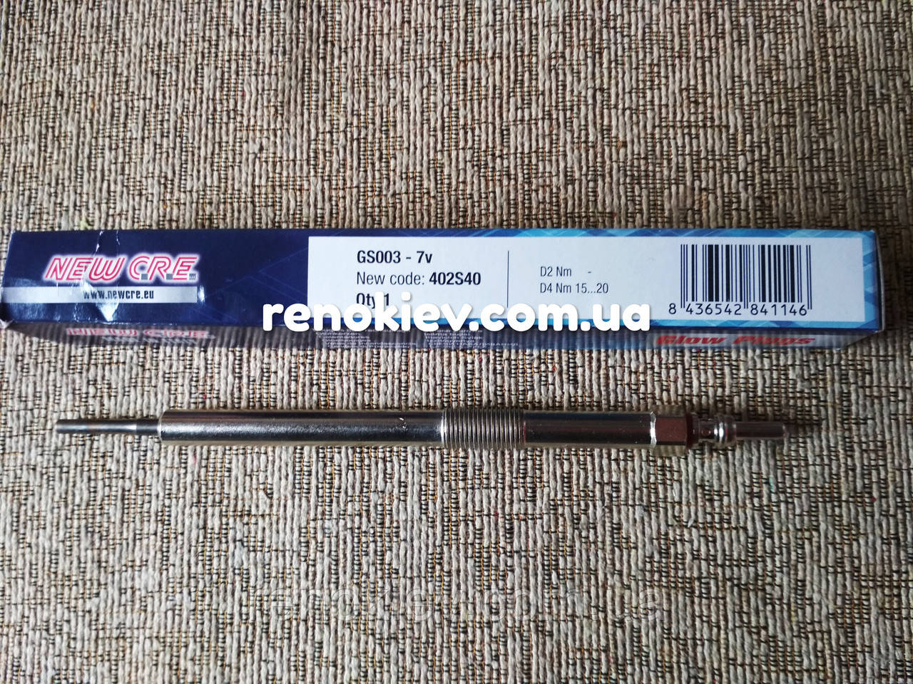 Свічка накала Renault Master III 2.3 dCi Trafic II Megane II Laguna III 2.0 dCi , фото 1