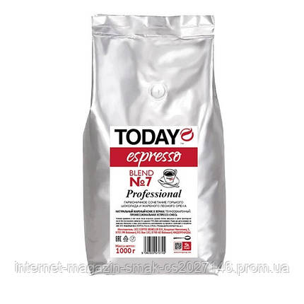 Кава Today Blend №7 1 кг в зернах, фото 2