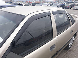Дефлектори вікон (вітровики) Opel Vectra A 1988-1995 4/5D 4шт (HIC)