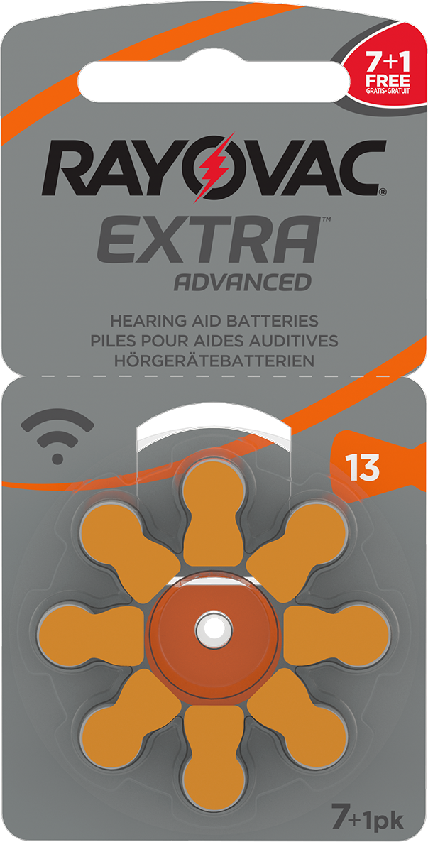 Батарейки для слухових апаратів Rayovac EXTRA 13 (8 шт.)