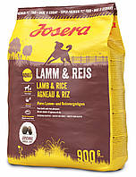 Сухой корм Josera Lamm & Rice (Йозера Ягненок с рисом) для взрослых собак, 900 г
