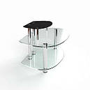 Тумба для ТВ зі скла у вітальню Орбіт Варіант+ БЦ-Стол, фото 3