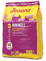 Сухой корм Josera Miniwell (Йозера Минивель) для взрослых миниатюрных пород, 900 г