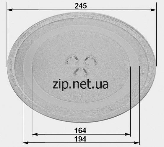 Тарелка для микроволновки 245 мм. LG 3390W1G005H (ID#227043969), цена ...