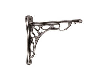 Тримач для рушників декоративний W2G-11202-50 Менсолотримач античне срібло 190х241 мм