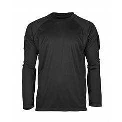 Футболка з довгим рукавом,чорна.  TACTICAL QUICK DRY LANGARMSHIRT