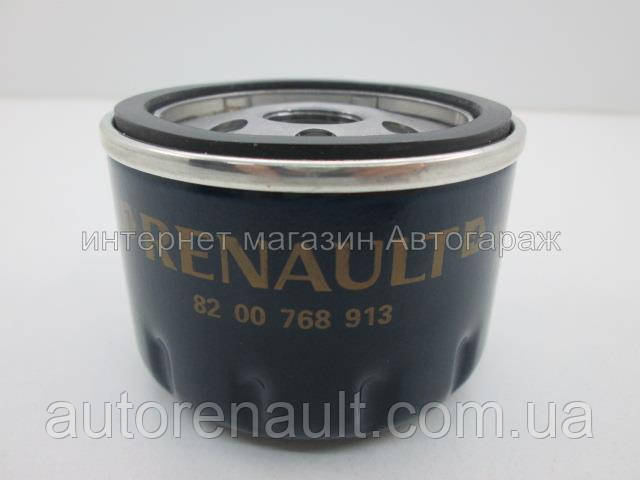 Фільтр масляний на Рено Меган 2 1.5 dCi/2.0 16v/1.6/1.6 16v/1.4 - Renault (Оригінал) 8200768913
