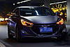 Передні фари Hyundai Elantra MD тюнінг Led оптика, фото 6