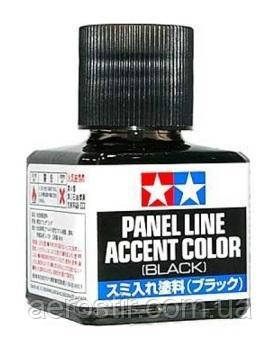 Змивка чорна Panel line accent Black 40 мл