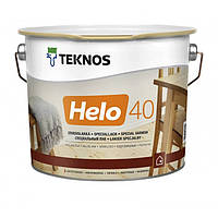 Teknos Helo 40 9 л полуглянцевый, уретано-алкидный лак для дерева