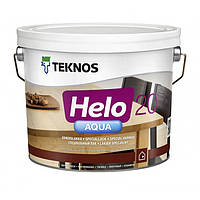 Teknos Helo Aqua 20 2,7 л напівматовий водорозчинні спеціальний лак для паркету