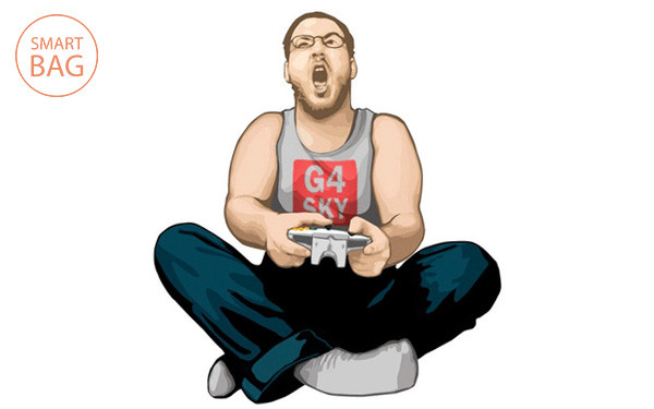 Чоловік грає у відеоігри. Чоловік геймер.