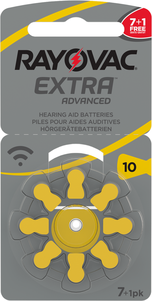 Батарейки для слухових апаратів Rayovac EXTRA 10 (8 шт.)
