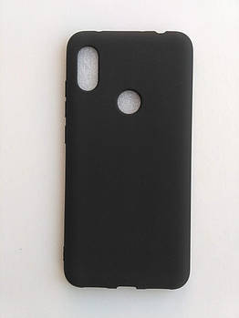 Силіконовий чохол Xiaomi Redmi Note 6 Pro матовий Чорний 1816P