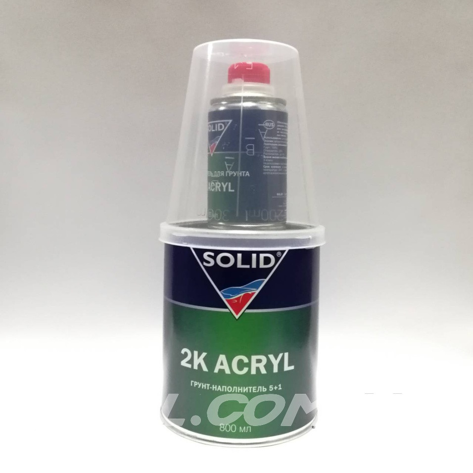 SOLID 2K ACRYL Акриловий грунт порозапвнювач 5:1 (комплект 0,96 л), білий