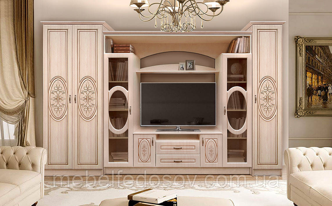 Набір меблів для вітальні з надбудовою Василиса (Майстер Форм), фото 1