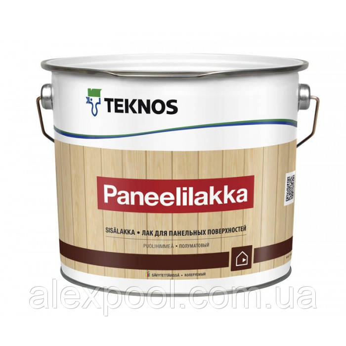 Teknos Paneelilakka 2,7 л напівматовий водорозчинні паркетний лак