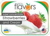 Ароматизатор Real Flavors Strawberries and Cream (Клубника и крем)