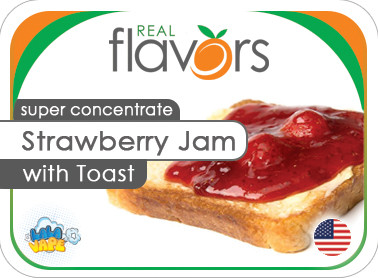 Ароматизатор Real Flavors Strawberry Jam with Toast (Тост з полуничним джемом)