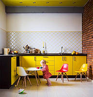 Столик дитячий Тауер Вуд білий, дизайн Charles Eames DSW Kids table діаметр 60 см висота 55 см, фото 4