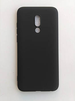 Силіконовий чохол Meizu 16th Plus матовий Чорний