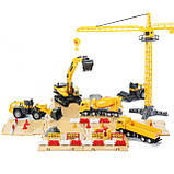 Ігровий набір спецтехніка, транспорт iPlay, iLearn Construction Site Vehicles Toy Set, Engineering Playset, фото 5