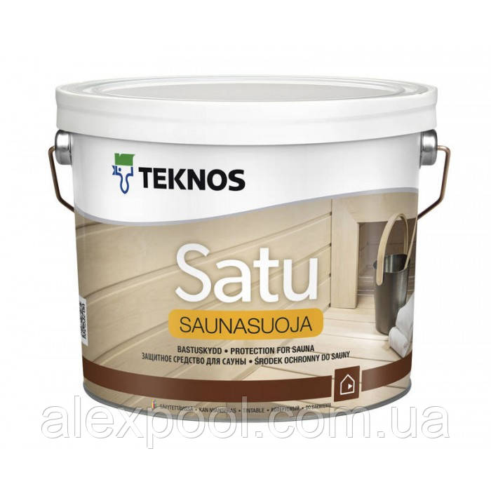 Teknos Satu Saunasuoja 2,7 л водорозчинні засіб