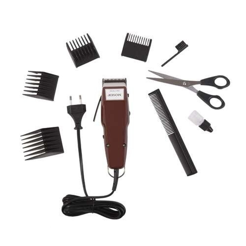 Машинка для стрижки в наборі мережева Moser 1400 Burgundy 1400-0278