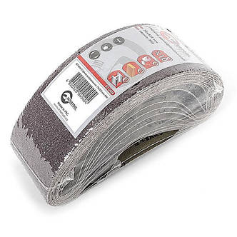 Стрічка шліфувальна 75x533 мм, зерно 40, уп 10 шт INTERTOOL BT-0404, фото 3