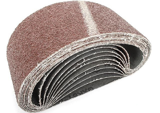 Стрічка шліфувальна 75x457 мм, зерно 40, уп 10 шт INTERTOOL BT-0304