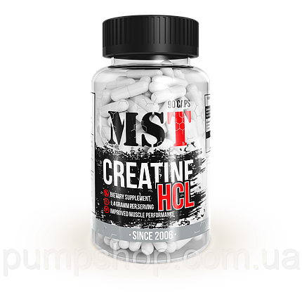 Креатин гідрохлорид MST Nutrition Creatine HCL 90 капс., фото 1
