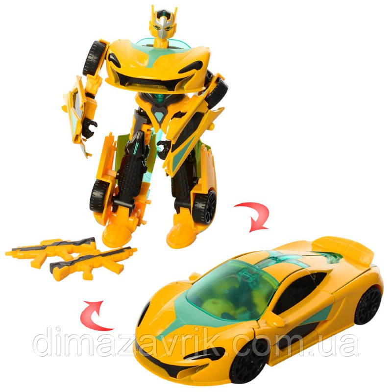 Трансформер JQ6105 метал, 18 см, фото 1