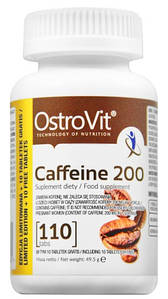 Кофеїн Ostrovit Caffeine 200 Limited Edition 110 таб.