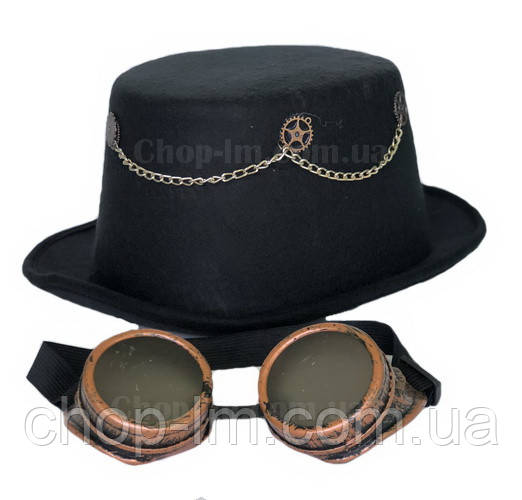 Шляпа цилиндр в стиле стимпанк, головной убор (ID#808119103), цена: 360 ...