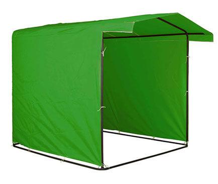 Торговая палатка на каркасе 1,5х1,5м. цвет зеленый - фото 1 - id-p808129741
