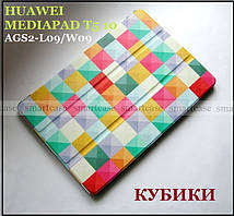 Веселые Кубики чехол книжка Huawei Mediapad T5 10 AGS2-L09 AGS2-W09