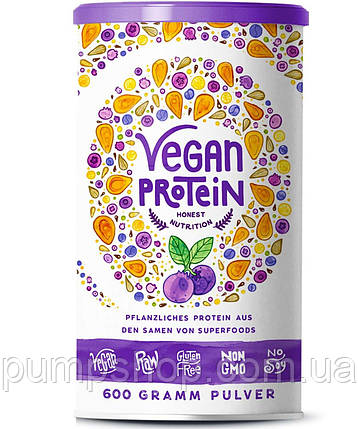 Веганський протеїн Honest Nutrition Vegan Protein 600 г, фото 1