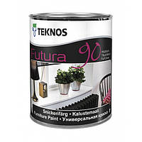 Teknos Futura 90 База 1 0,9 л глянцевая, уретано-алкидная краска для финишной окраски