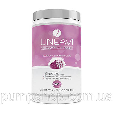 Колаген Lineavi 100% Hydrolyzed Collagen Protein Pulver 410 г, фото 2