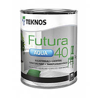 Teknos Futura Aqua 40 База 3 0,9 л полуглянцевая водоразбавляемая краска универсального применения