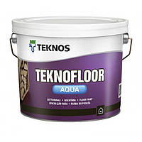 Teknos Teknofloor Aqua 9 л База 1 полуглянцевая водоразбавляемая краска для пола