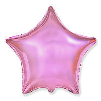 Фольгированный шар звезда металлик светло-розовый 18" 301500RSL Flexmetal