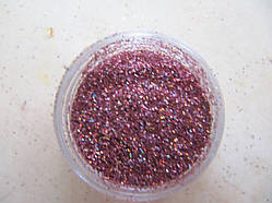 Пісок для дизайну нігтів бузковий.
